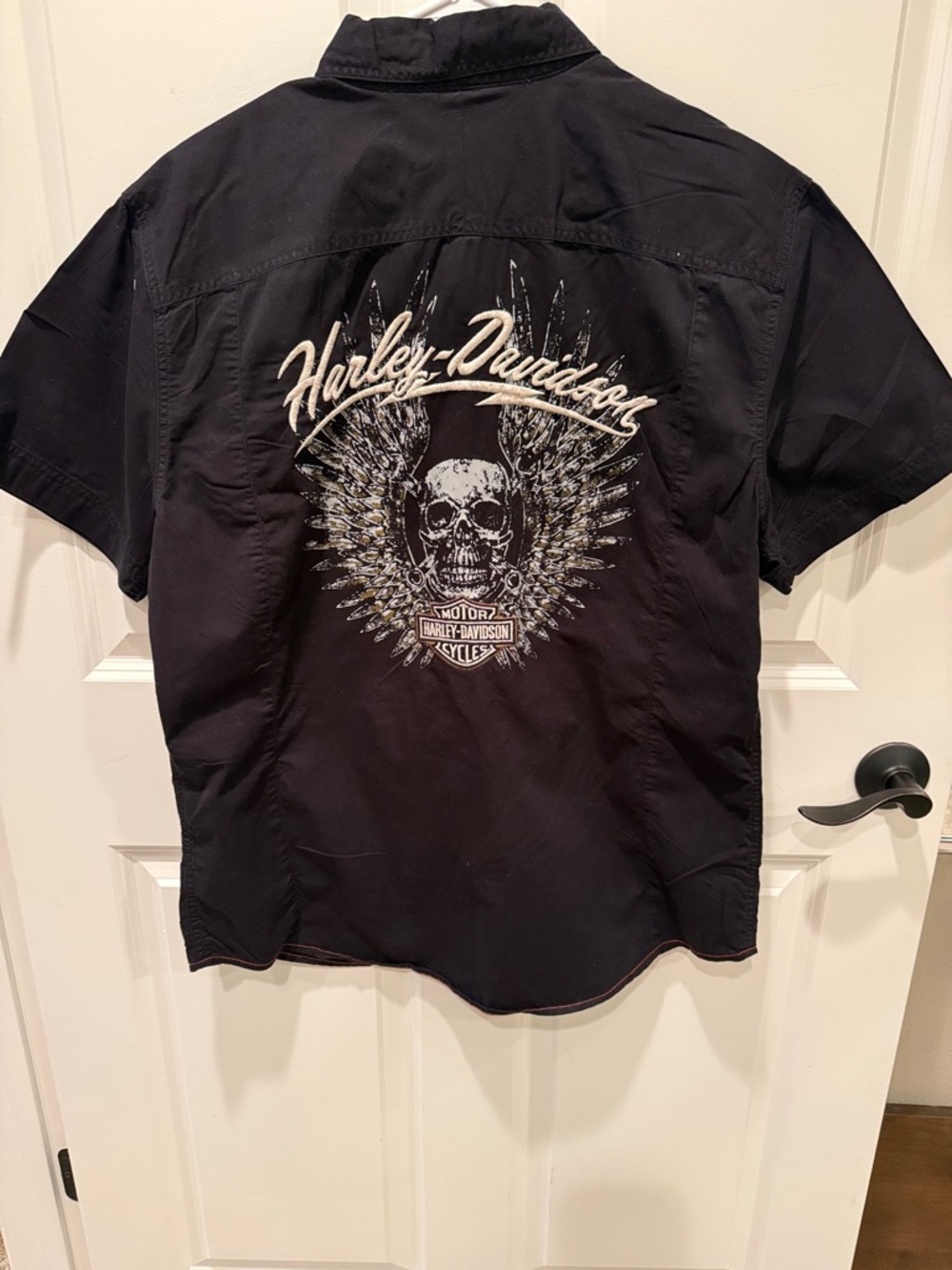 Vintage Harley Davidson XL short sleeve bottom down